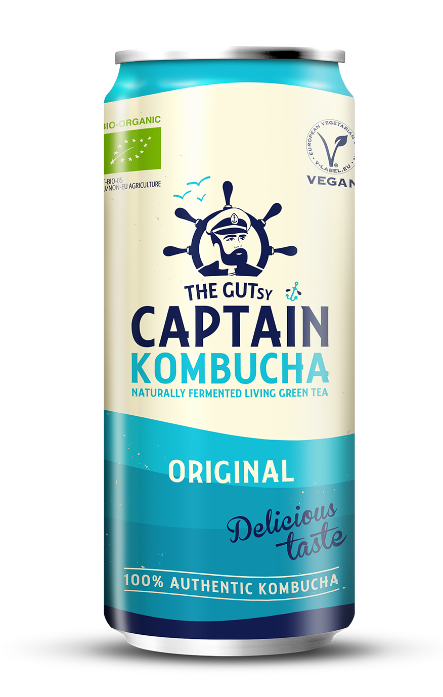 The Gutsy Captain Kombucha Original BIO