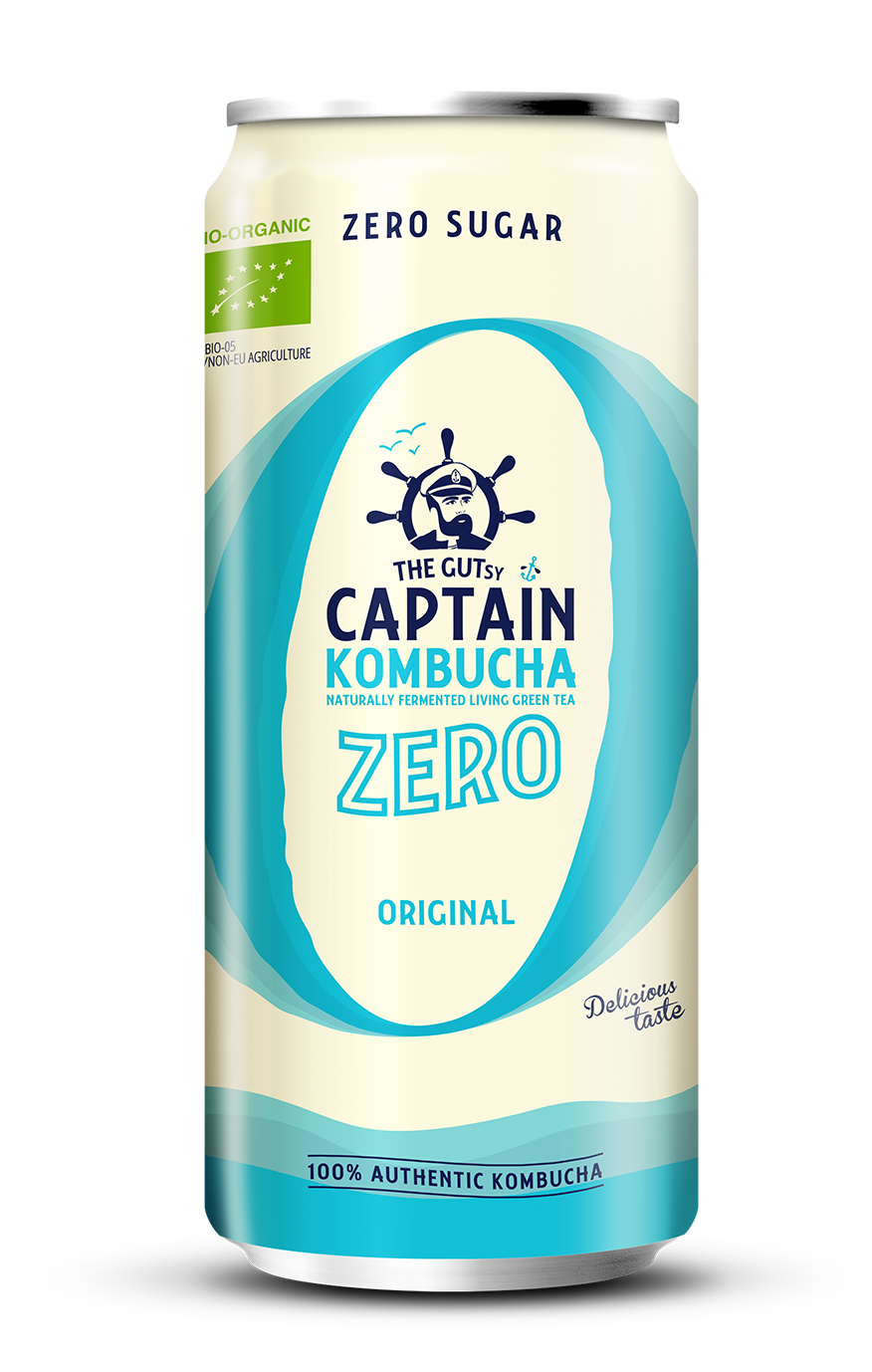 The Gutsy Captain Kombucha Zero Original BIO