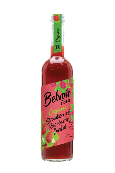 Belvoir Strawberry & Raspberry Cordial BIO